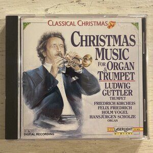 Ludwig Guttler Christmas Music For Organ & Trumpet CD Album Laserlight 1990
